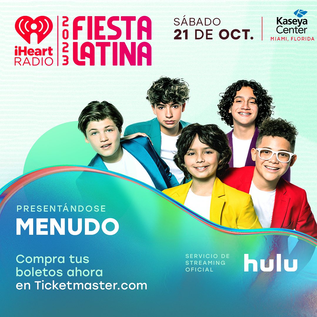 See Menudo at 2023 Fiesta Latina | October, 21, 2023