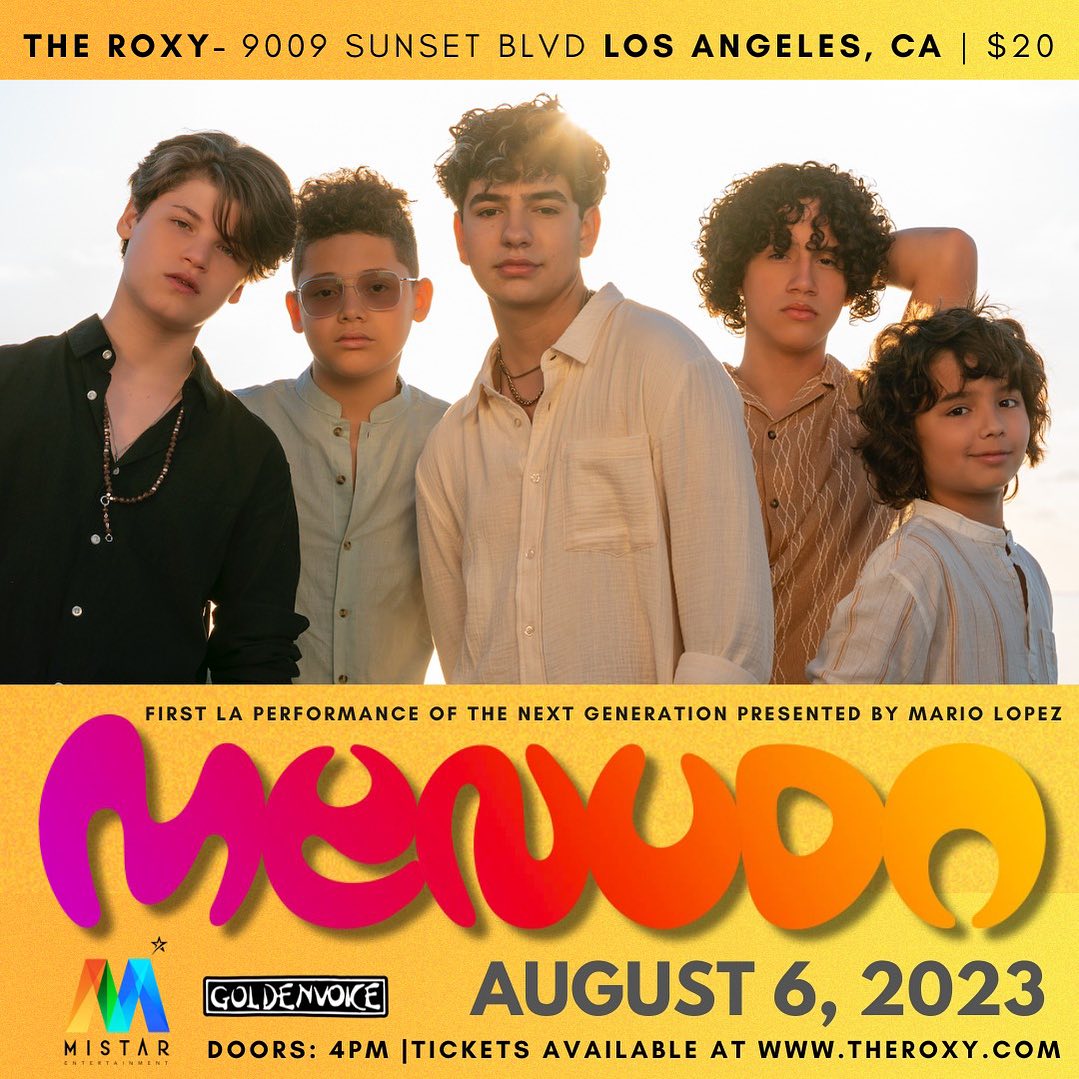 See Menudo on August 6, 2023