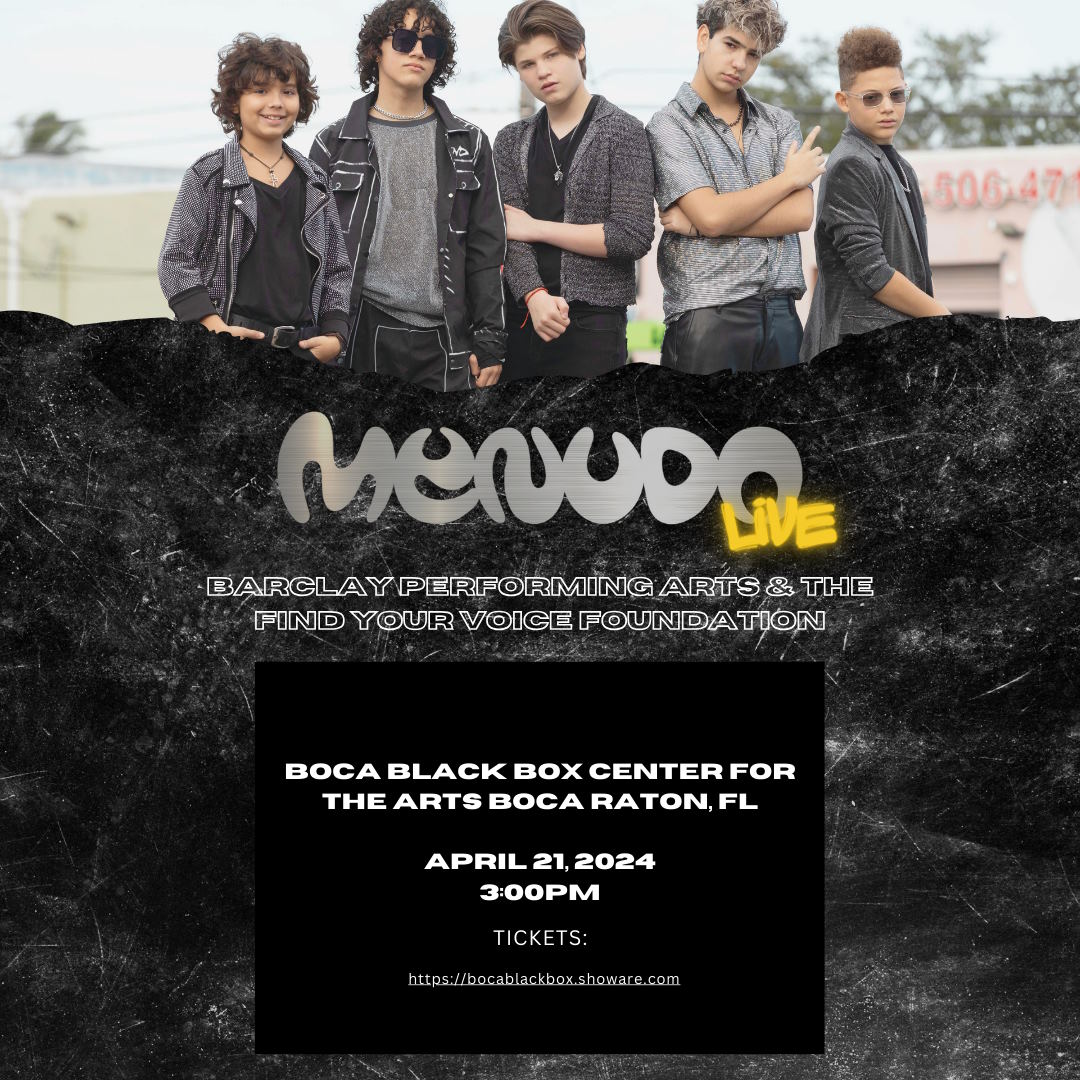 Flyer for Menudo LIVE 4/21/2024